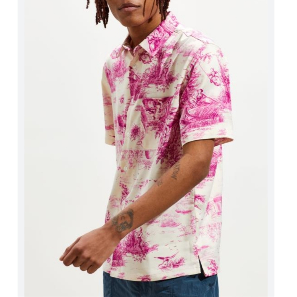 UO Button Print Shirt